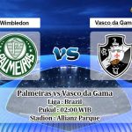 Prediksi Palmeiras vs Vasco da Gama 4 Mei 2020