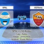 Prediksi SPAL vs AS Roma 3 Mei 2020