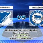 Prediksi Hoffenheim vs Hertha Berlin 16 Mei 2020