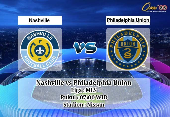 Prediksi Nashville vs Philadelphia Union 14 Mei 2020 