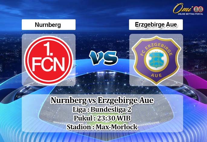 Prediksi Nurnberg vs Erzgebirge Aue 22 Mei 2020 