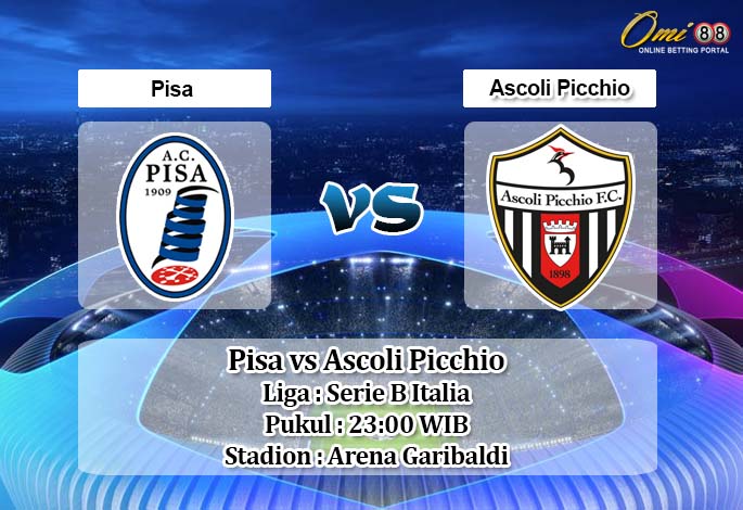 Prediksi Pisa vs Ascoli Picchio 9 Mei 2020