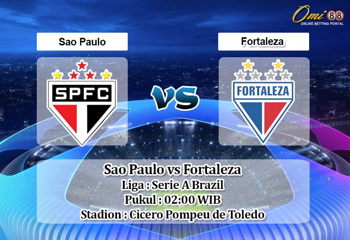 Prediksi Sao Paulo vs Fortaleza 11 Mei 2020 