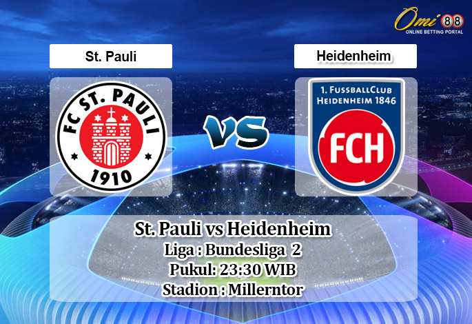 Prediksi St Pauli vs Heidenheim 27 Mei 2020 