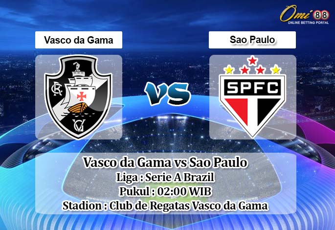 Prediksi Vasco da Gama vs Sao Paulo 18 Mei 2020 