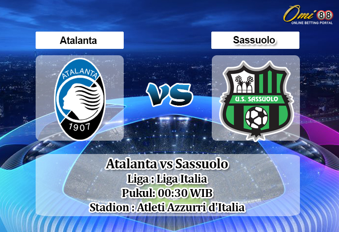 Prediksi Atalanta vs Sassuolo 22 Juni 2020