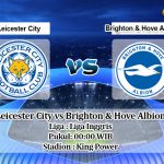 Prediksi Leicester City vs Brighton & Hove Albion 24 Juni 2020