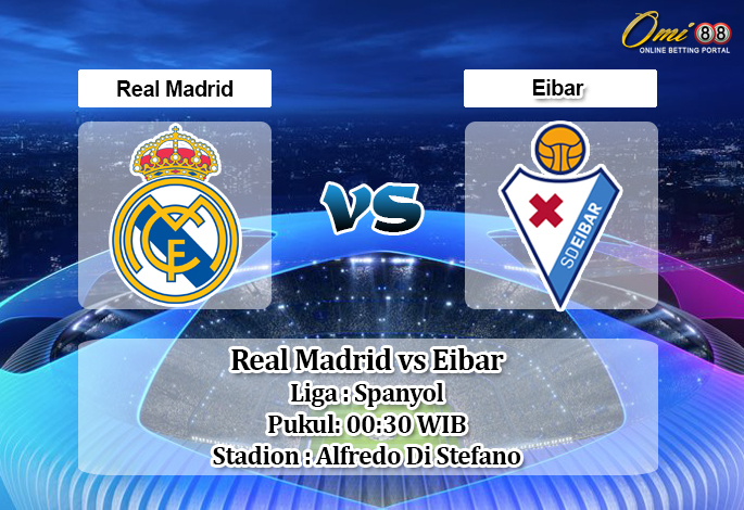 Prediksi Real Madrid vs Eibar 15 Juni 2020 