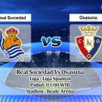 Prediksi Real Sociedad Vs Osasuna 15 Juni 2020