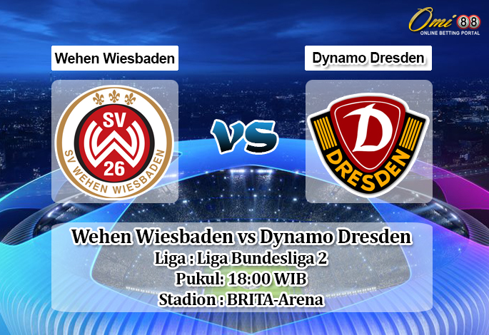 Prediksi Skor Wehen Wiesbaden vs Dynamo Dresden 6 Juni 2020
