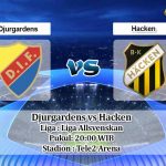 Prediksi Djurgardens vs Hacken 1 Agustus 2020