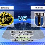 Prediksi Elfsborg vs IK Sirius 4 Agustus 2020