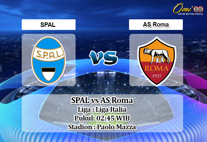 Prediksi SPAL vs AS Roma 23 Juli 2020