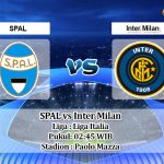 Prediksi SPAL vs Inter Milan 17 Juli 2020