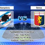 Prediksi Sampdoria vs Genoa 23 Juli 2020