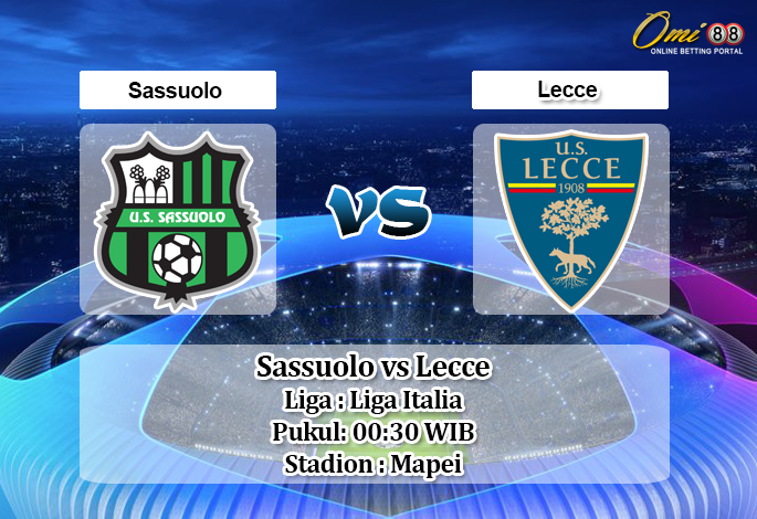 Prediksi Sassuolo vs Lecce 5 Juli 2020