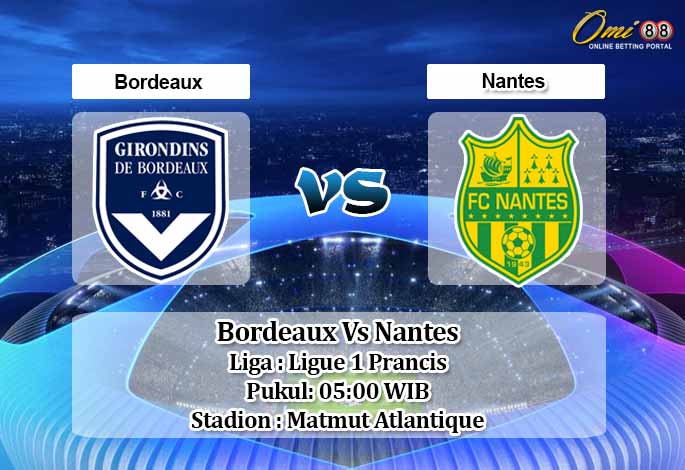 Prediksi Bordeaux Vs Nantes 23 Agustus 2020 