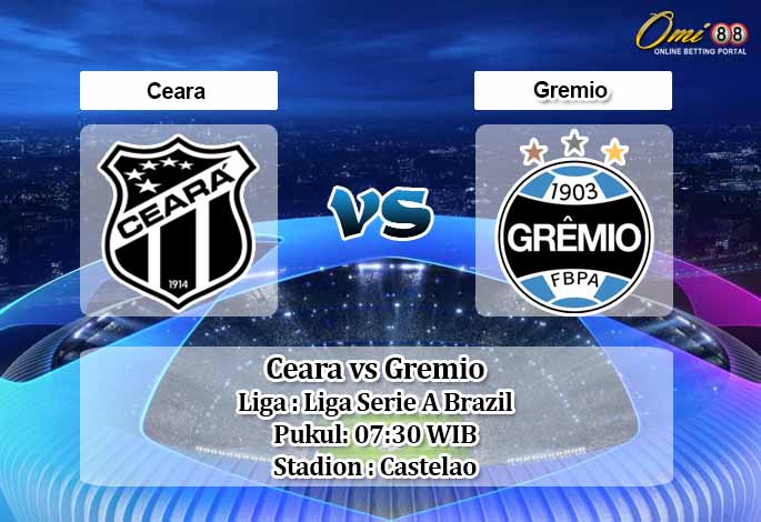 Prediksi Ceara vs Gremio 13 Agustus 2020