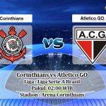 Prediksi Corinthians vs Atletico GO 10 Agustus 2020