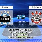 Prediksi Gremio vs Corinthians 16 Agustus 2020
