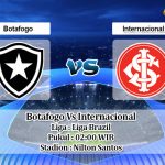 Prediksi Skor Botafogo Vs Internacional 30 Agustus 2020