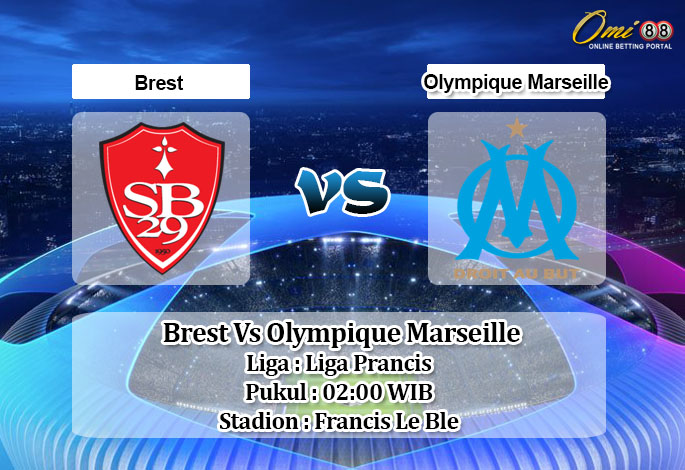 Prediksi Skor Brest Vs Olympique Marseille 31 Agustus 2020