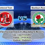 Prediksi Skor Fleetwood Town Vs Blackburn Rovers 22 Agustus 2020