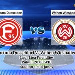 Prediksi Skor Fortuna Dusseldorf Vs Wehen Wiesbaden 18 Agustus 2020