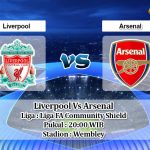 Prediksi Skor Liverpool Vs Arsenal 29 Agustus 2020