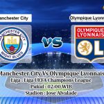 Prediksi Skor Manchester City Vs Olympique Lyonnais 16 Agustus 2020