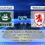 Prediksi Skor Plymouth Argyle Vs Middlesbrough 25 Agustus 2020