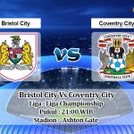 Prediksi Skor Bristol City Vs Coventry City 12 September 2020