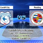 Prediksi Skor Cardiff City vs Reading 26 September 2020