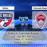 Prediksi Skor Dallas Vs Colorado Rapids 17 September 2020