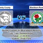 Prediksi Skor Derby County Vs Blackburn Rovers 26 September 2020