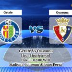 Prediksi Skor Getafe Vs Osasuna 19 September 2020