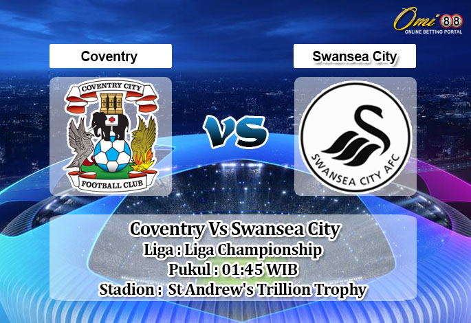 Prediksi Skor Coventry Vs Swansea City 21 Oktober 2020