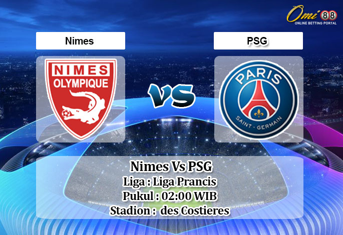 Prediksi Skor Nimes Vs PSG 17 Oktober 2020