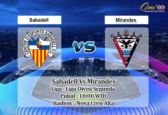 Prediksi Skor Sabadell Vs Mirandes 10 Oktober 2020