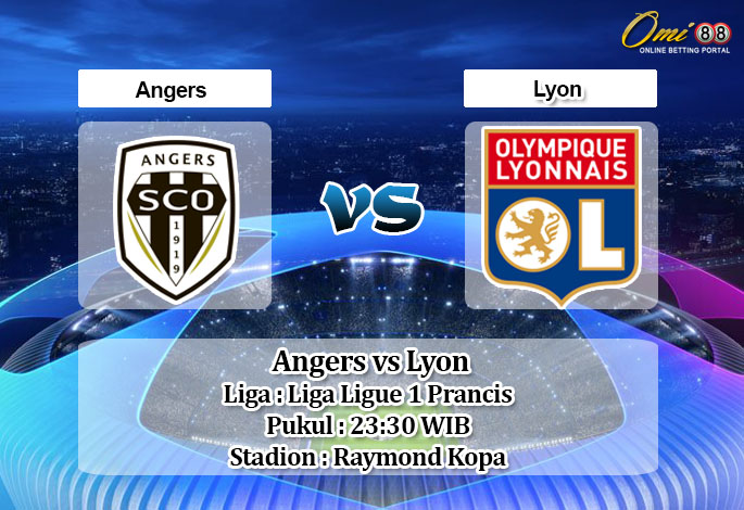 Prediksi Skor Angers vs Lyon 22 November 2020