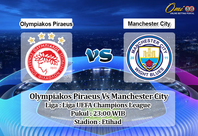 Prediksi Skor Olympiakos Piraeus Vs Manchester City 26 November 2020