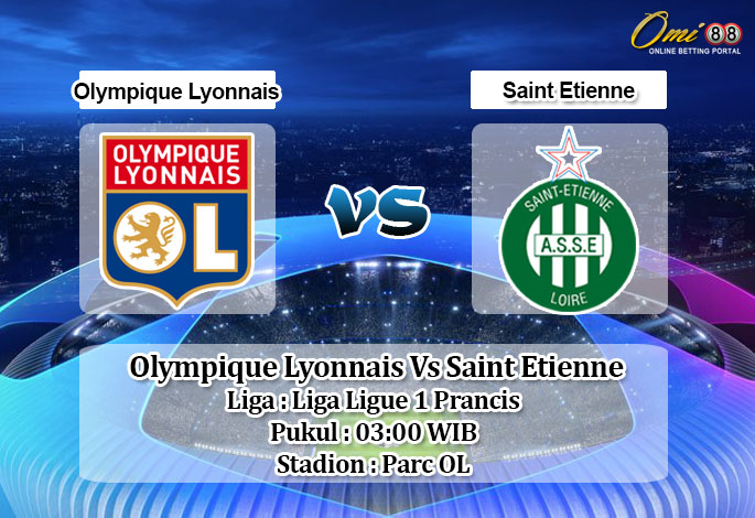 Prediksi Skor Olympique Lyonnais Vs Saint Etienne 9 November 2020
