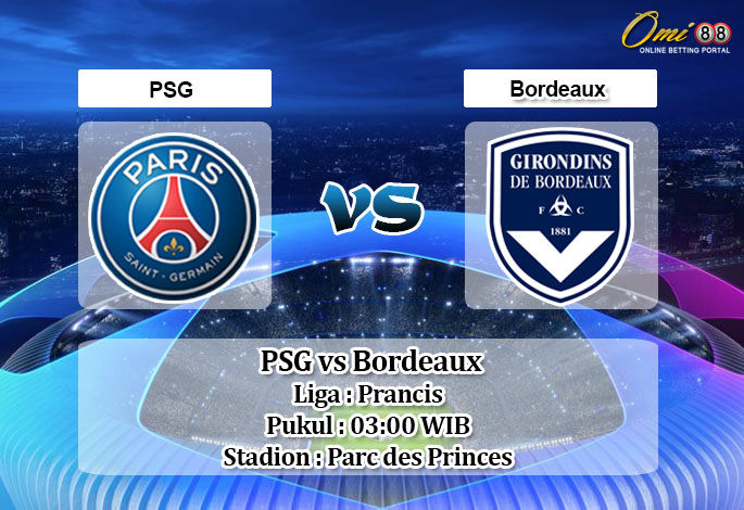 Prediksi Skor PSG vs Bordeaux 29 November 2020