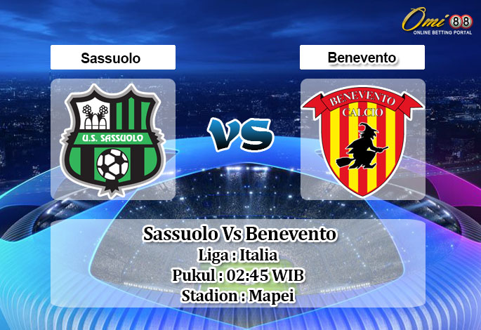 Prediksi Skor Sassuolo Vs Benevento 12 Desember 2020