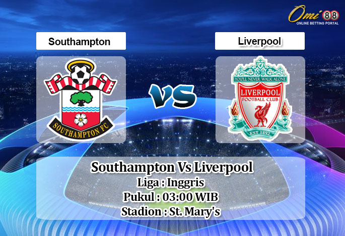 Prediksi Skor Southampton Vs Liverpool 5 Januari 2021