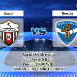 Prediksi Skor Ascoli Vs Brescia 30 Januari 2021