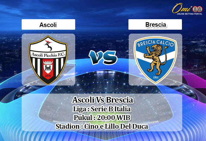 Prediksi Skor Ascoli Vs Brescia 30 Januari 2021
