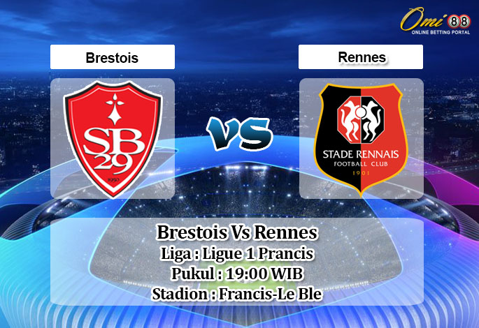 Prediksi Skor Brestois Vs Rennes 17 Januari 2021