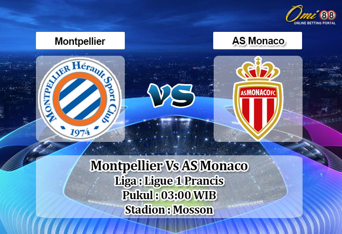 Prediksi Skor Montpellier Vs AS Monaco 16 Januari 2021