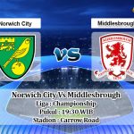 Prediksi Skor Norwich City Vs Middlesbrough 30 Januari 2021